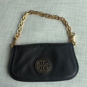 Tory Burch Black Amanda Clutch